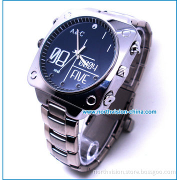 Infrared 1080P Voice Trigger Waterproof Watch with Camera 4GB (IRW-S10)